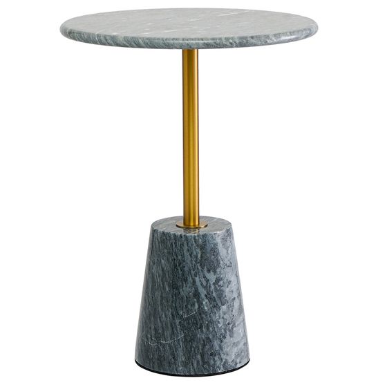 Столик кофейный Gryd, Ø40х54 см, серый мрамор