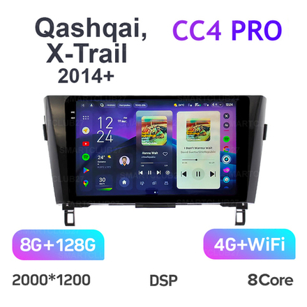 Teyes CC4 Pro 10,2" для Nissan Qashqai, X-Trail 2014+