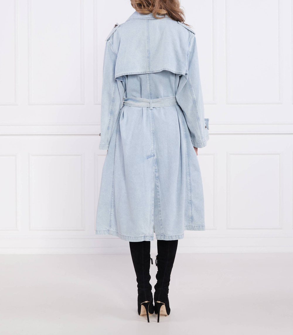 Тренч PARTITA Pinko - голубой(100586 A0MX)