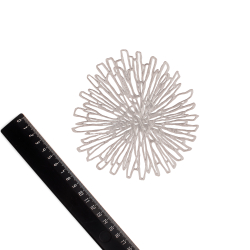 Набор салфеток подстановочных 6шт 12.2x12.4 Chilewich Bloom Gunmetal