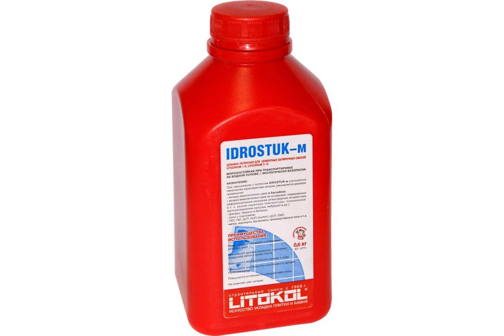 Добавка для затирки латексная Litokol IDROSTUK-M 0,6 кг