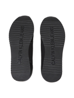 Кожаные кроссовки retro runner CALVIN KLEIN JEANS - черный(YM0YM01118)
