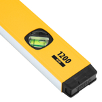 Уровень алюминиевый, магнит, фрезерованный, 3 глазка (1 зеркал.) 0,5 мм/м, 1200 мм Denzel