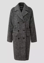 Шерстяное пальто в клетку Q/S s.Oliver