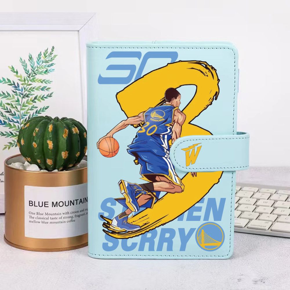 Ежедневник с застежкой &quot;Stephen Curry&quot;, бирюзовый