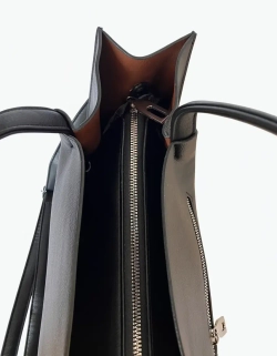 Сумка женская QOZA, черная, 6 л