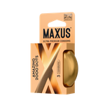 Презервативы MAXUS 2000 Amazing Dots №3 в железном кейсе, точечные, 3 шт
