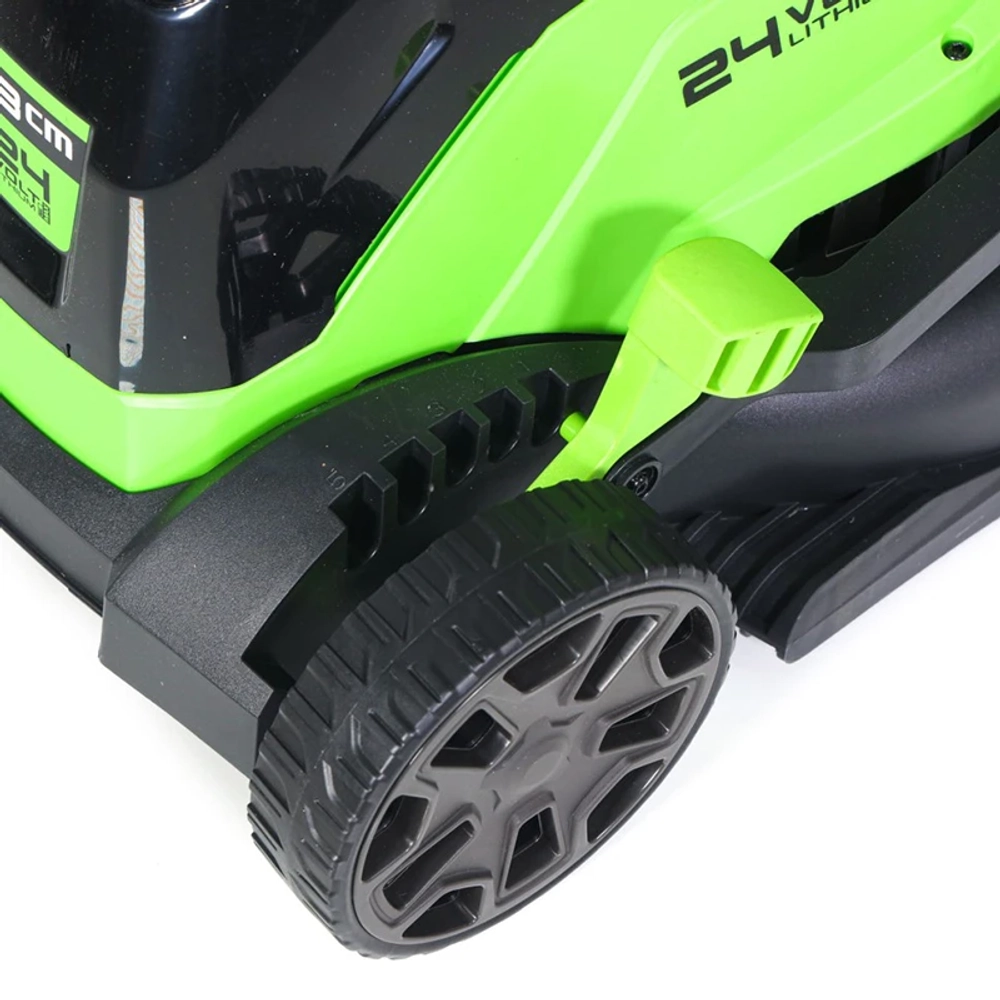Аккумуляторная газонокосилка Greenworks GD24LM33K8 24В (1 x 8 Ач, ЗУ) нож 33 см, 2516107U8