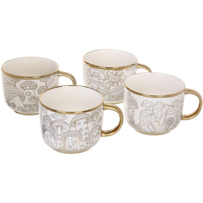 Кружка керамическая 400мл «Волшебная страна», микс