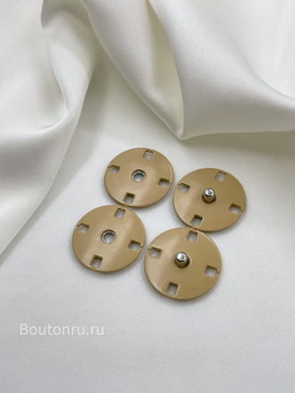 Кнопки пришивные бежевые (песочные)
