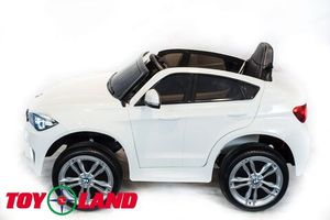 Детский электромобиль Toyland BMW X6M mini Белый