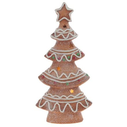 GAEM Фигурка декоративная с подсветкой "Ёлка", L25 W11 H50,5 см (3хAAА н/п)