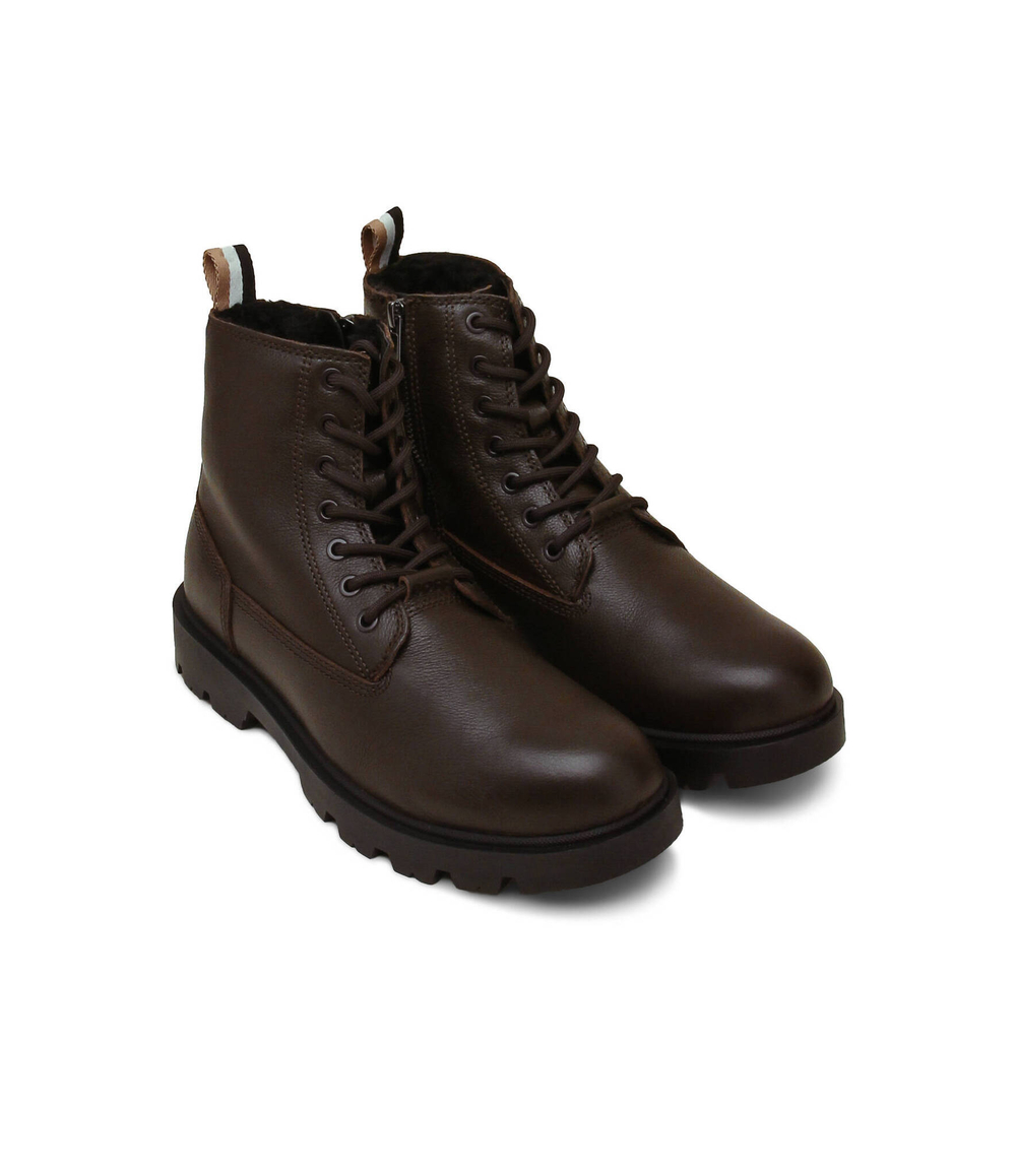 Кожаные трапперы adley BOSS BLACK - коричневый(50503557)