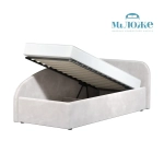 Кровать Элис 90х200 Серый Правый Угол