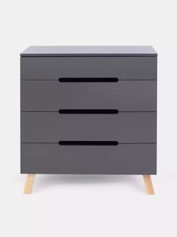 Комод пеленальный Rant Indy Pro 800/4 Moon Grey