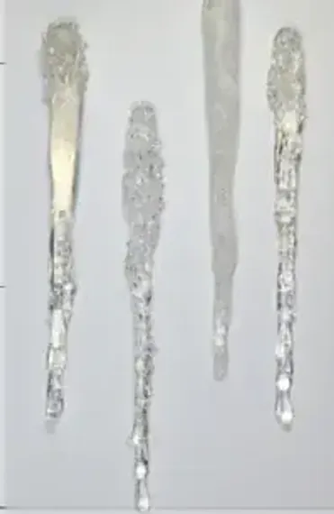 Елочное украшение Сосулька в ассортименте, 180 мм (СС-1)