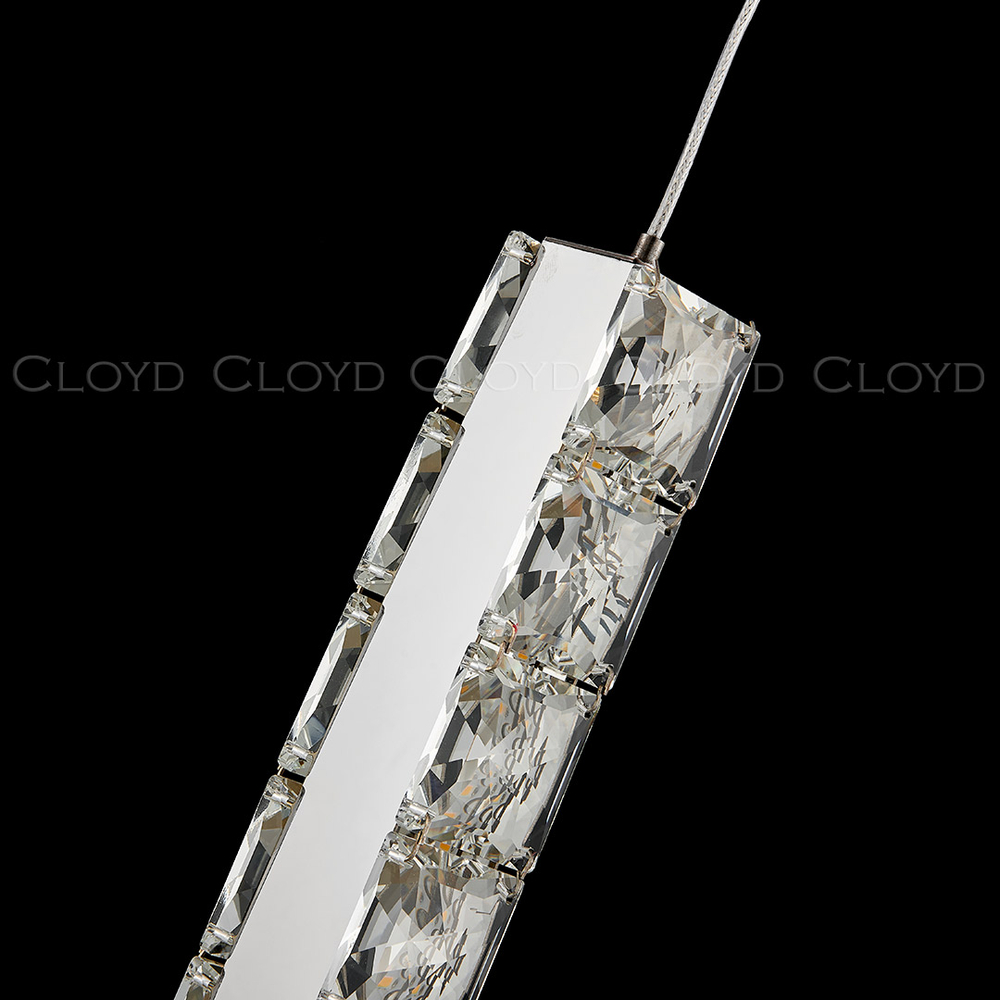Подвесной светильник Cloyd ELATA P1 / выс. 38 см - хром (арт.11559)