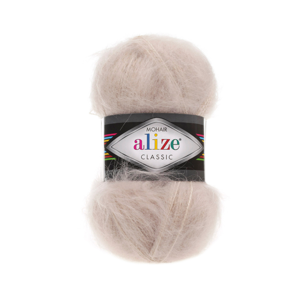 Пряжа Аlize Mohair Classik New (Мохер Классик Нью), 1 моток, 100 гр, 200м.