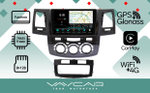 Магнитола для Toyota Hilux 2011-2015 - Vaycar VA77-1143-2K на Android 13, 8-ядер, 2K QLED, ТОП процессор, CarPlay,4G SIM-слот