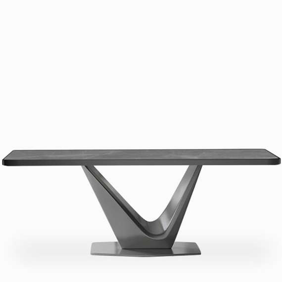 Консоль Optional 150х85 см, черная керамика