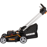 Газонокосилка аккумуляторная бесщеточная WORX WG748E, 40 В, 46 см, 4 Ач х2, ЗУ 2А х2, коробка