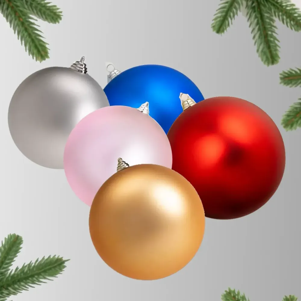елочный шар матовый