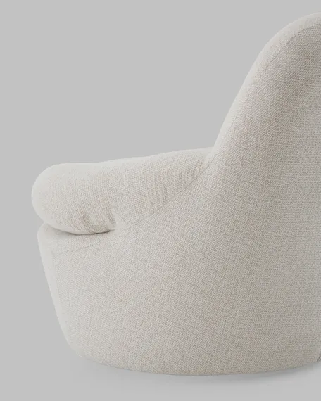 Лаунж-кресло Wait, светло-серый шенилл