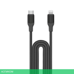 Кабель Momax 1-Link DL55D USB-C/Lightning 2м Black