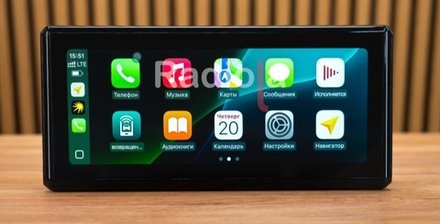 Магнитола для Toyota Land Cruiser 300 (экран климата снизу) - Radiola RDL-LC300-DH монитор 12.3" на Android 13, 8Гб+256Гб, CarPlay, 4G SIM-слот