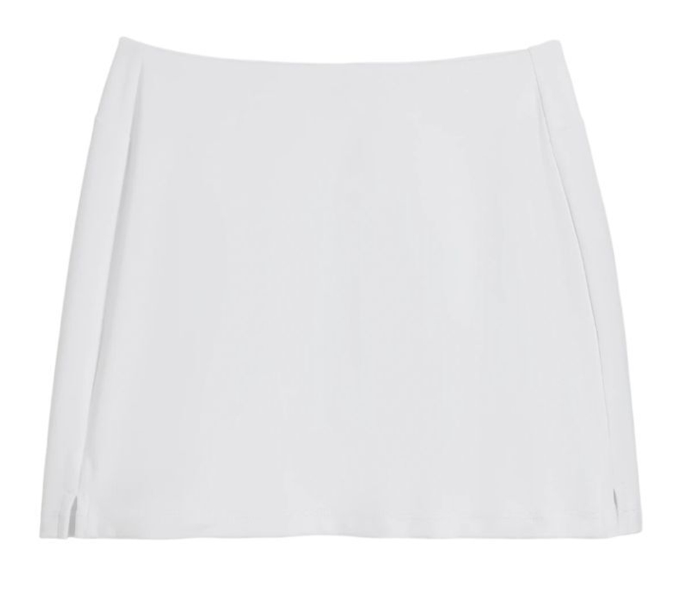 Детская теннисная юбка Wilson Kids Team Flat Front Skirt - bright white