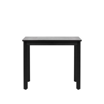 Стол раздвижной Leset Айлин 1Р Опора черная/керамика черный мрамор