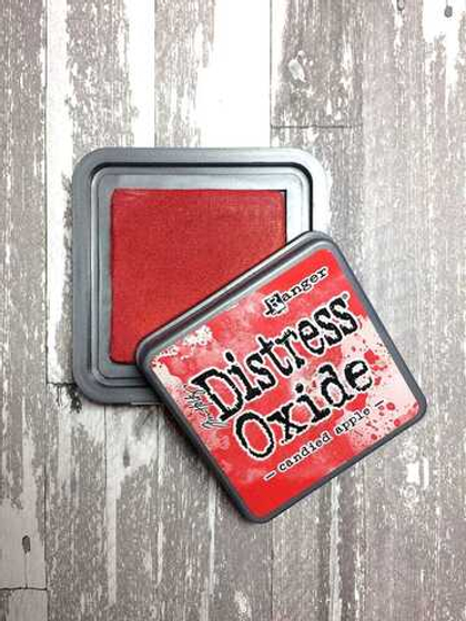 Distress Oxide Pad. Candied Apple