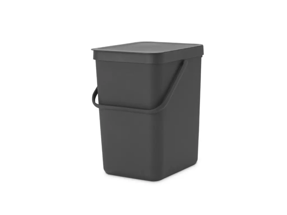 Brabantia Контейнер для мусора Sort & Go 25 л серый