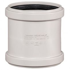 Муфта Ostendorf 56 двойная SKMM бесшумная светло-серая PP-MD