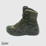 Ботинки Lowa Zephyr GTX Hi TF (реплика) олива, высокий берец