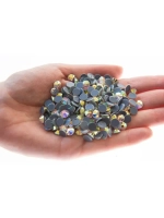 Стразы термоклеевые стекло Crystal AB ss34