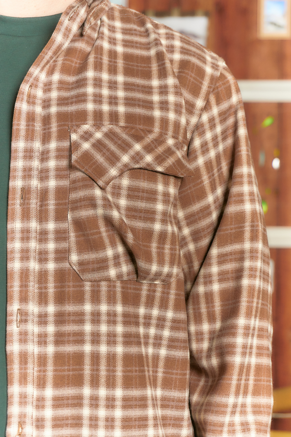 Рубашка Called a Garment Human Flannel Shirt "Brown"