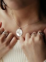 Подвеска Море, я скучаю с перламутром