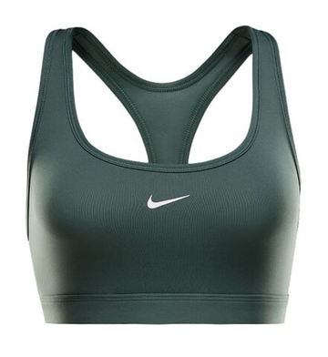 ТОП теннисный Nike Swoosh Light Support Non-Padded Sports - зеленый