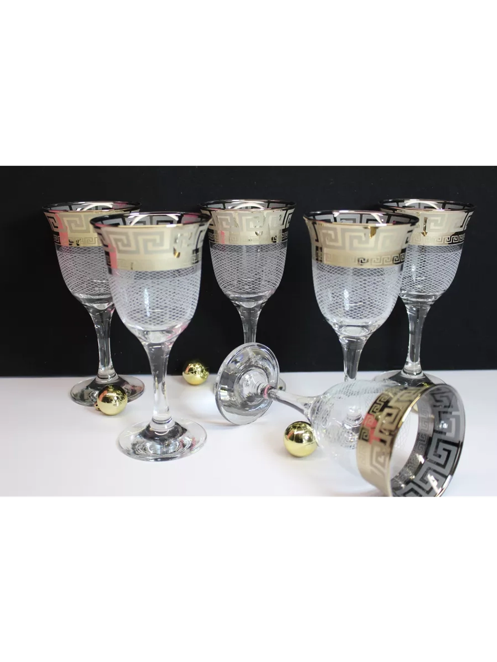 Набор фужеров для вина 6 штук 300 мл