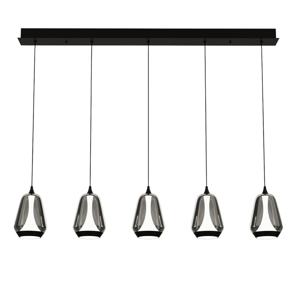 Подвесной светильник MD24001011-5B black/smoky