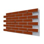 Негорючая термопанель ППС PRO Керамин Амстердам 2 Терракота 0,612 м², 1020x600 мм