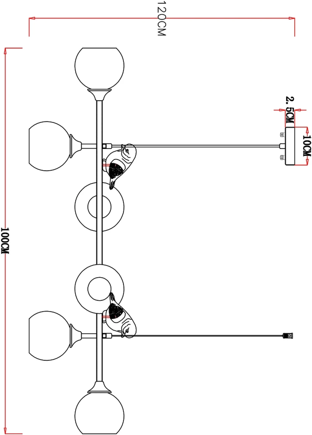 Подвесная люстра Arte Lamp GEMELLI A2150SP-6WG