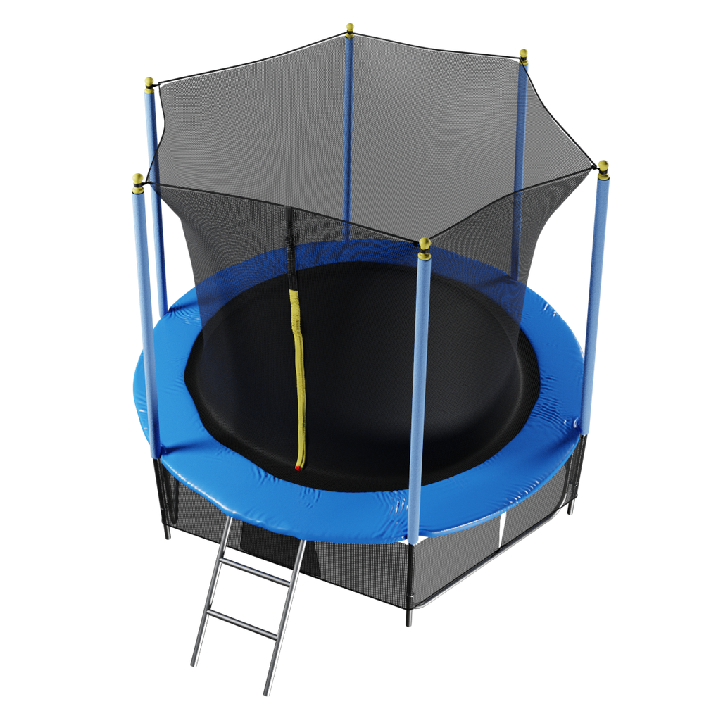 Батут &quot;Winner Classic&quot; (8 футов, верхняя + нижняя защитные сетки и лестница в комплекте)