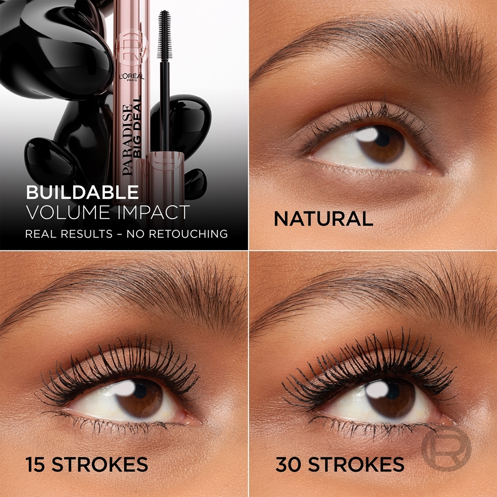 L’Oreal Paris Lash Paradise Big Deal - Уплотняющая и удлиняющая тушь для ресниц, 9,9 ml
