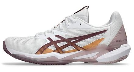 Женские Кроссовки теннисные Asics Solution Speed FF 3 Clay - white/dusty mauve