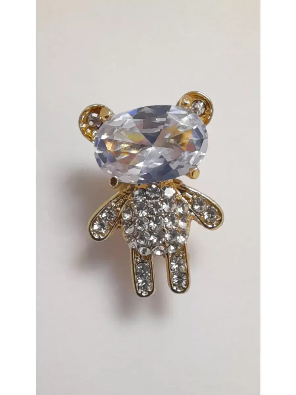 Брошь мишка