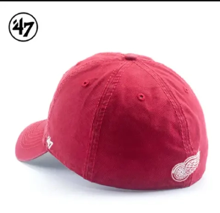 Бейсболка 47 BRAND DET красный