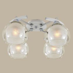 Citilux Буги CL157141 Люстра потолочная Белая Хром