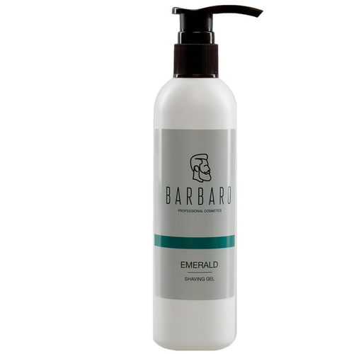 Barbaro Shaving Gel Emerald - ​Непенящийся прозрачный гель для бритья 200 мл